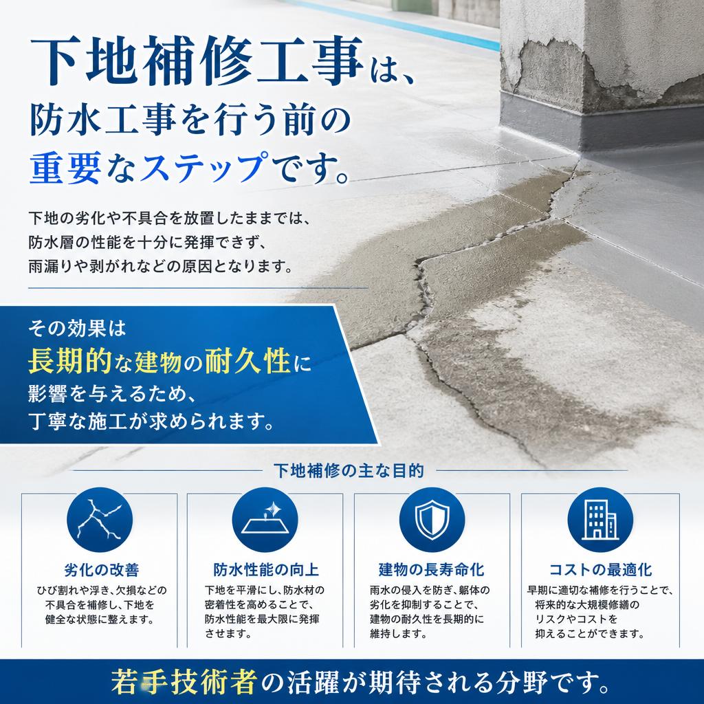 下地補修工事の重要性