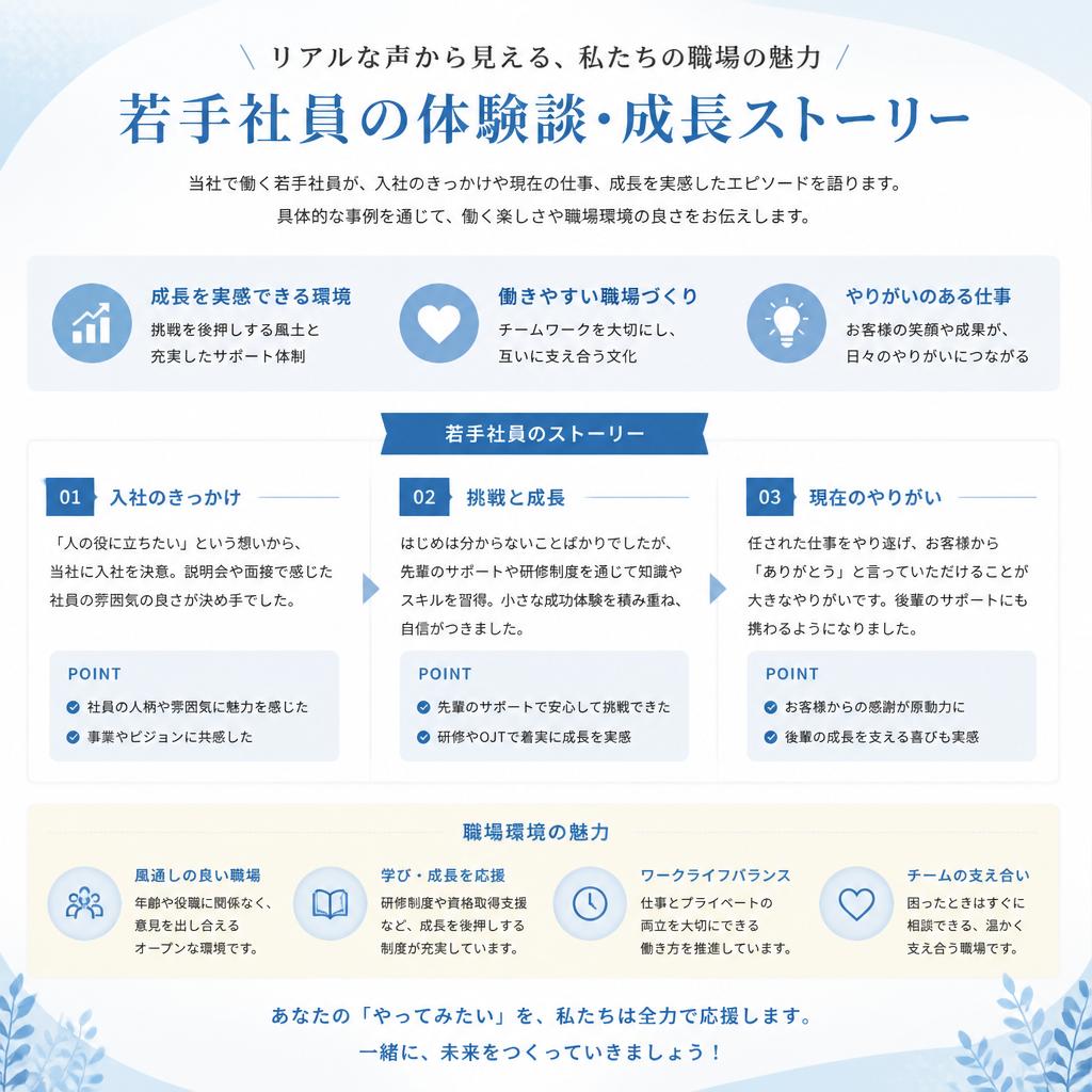 若手社員の声