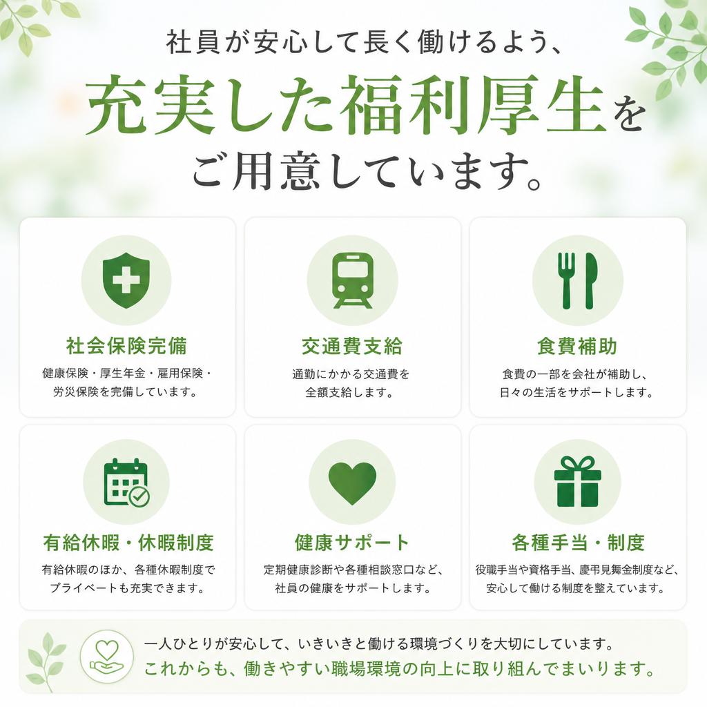 福利厚生の充実