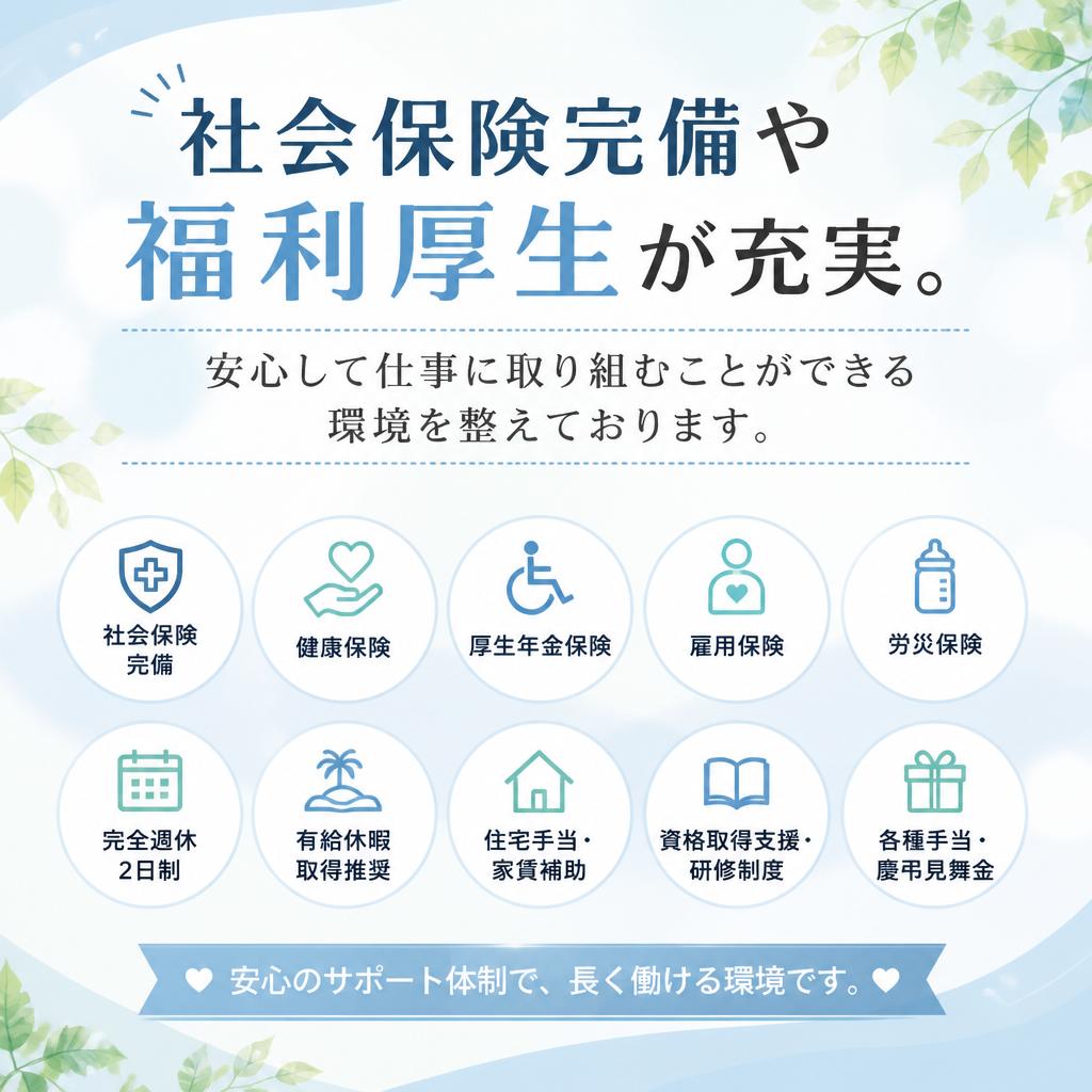 職場環境の充実